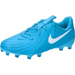 Nike Kinder Fussballschuhe Jr Phantom GX II Academy FG/MG FD6722-400 36.5 - Blue Fury/White - 36.5