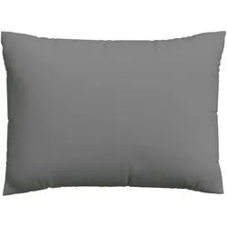 Schlafgut Kopfpolsterbezug , Grau , Textil , Uni , 60x80 cm , Oeko-Tex® Made IN Green, AZO-frei, Textiles Vertrauen - Oeko-Tex®, Grüner Punkt , bügelleicht, bügelfrei , Heimtextilien, Bezüge, Polsterbezüge