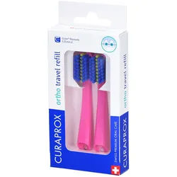 Curaprox CS 5460 Travel Set Ortho refill pink