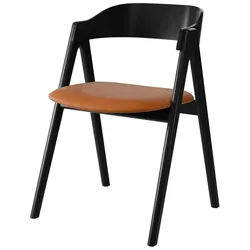 Hammel Furniture Stuhl Mette by Hammel (1 St), Massivholz, gepolsterte Sitzfläche, versch. Farbvarianten braun|schwarz