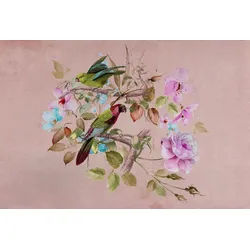 living walls Fototapete Walls by Patel Love Nest, glatt, Vlies, Wand rosa