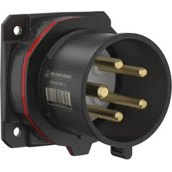 Walther Electric FW610503PH CEE NEO Anbaugerätestecker gerade, 16A, 5P, 3h, IP54 als Phasenwender mit 75x75mm Flansch