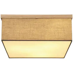 GLOBO LIGHTING Deckenleuchte OSSI, ohne Leuchtmittel, Deckenleuchte für Wohn- & Esszimmer schwarz Holz schwarz