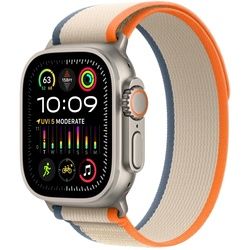 AppleWatch Ultra 2 Titanium Cellular 49mm M/L MRF23FD/A Trail Loop orange/beige