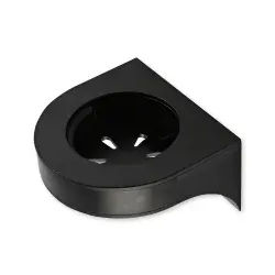 Hygostar® Wandhalterung für Pumpspender, 1-fach, Kunststoffhalter 556307 , 1 Karton = 50 Packungen à 1 Stück, Farbe: schwarz