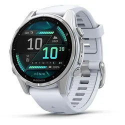 Digital 43 mm Smartwatch Rund Fenix 8 (Silber)