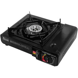 Xxxl Camping Gaskocher , Schwarz , Kunststoff , 28x12x34 cm , Grills, Gasgriller