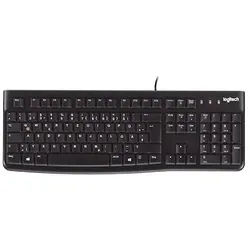 Logitech K120 Kabelgebundene Tastatur Schwarz