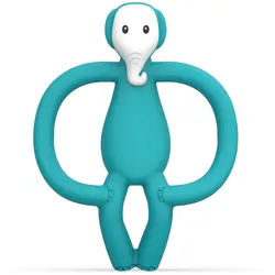 Matchstick Monkey Beißring / Zahnungshilfe für wundes Zahnfleisch verschiedene Tiermotive 1 St gruen