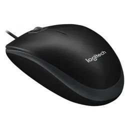 Logitech Logitech B100 Optische Maus, schwarz Eingabegeräte-Set schwarz