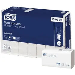 Tork Papierhandtücher »Xpress® Universal« für H2 2-lagig weiß I-Falzung 3360 Blatt weiß, 19.6 cm