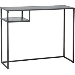 Carryhome Schreibtisch , Schwarz , Metall, Holzwerkstoff , rechteckig , Flachrohr , 32.4x75x99.4 cm , Büromöbel, Büromöbel-Sets & Büromöbel-Serien, Büromöbelserien