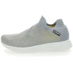 UYN Sneaker-Laufschuhe Free Flow Metal (Natex, ohne Schnürsenkel) silbergrau Herren