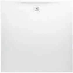 LAUFEN Pro Duschwanne H2139530770001 Marbond Ablauf seitlich hellgrau