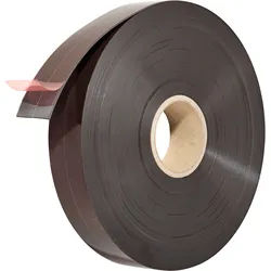 Magnetband selbstklebend 50 mm | Premiumkleber | 1 mm | 50 m, Ferrit, schwarz