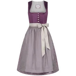 Nübler Trachtenkleid Midi Dirndl Giovanna in Aubergine von Nübler lila 36