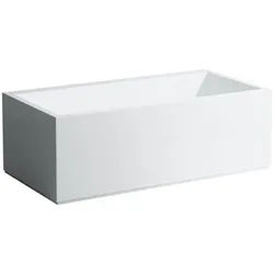 LAUFEN Kartell Freistehbadewanne H2233350006161 170 x 86 cm, Ecke rechts, mit LED-Beleuchtung, weiß