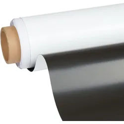 Eisenfolie weiß, 0,5 mm stark, 1.000 mm breit 10 m, CPE|Eisen|PVC