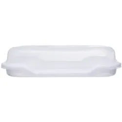 Gies giesline Partybutler Piccolino Classic, Transportbox für Kuchen, Häppchen und mehr, Farbe: weiß, 38,5 x 29 x 9,5 cm