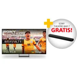 Sony K-75XR75M2 LED-Fernseher (189 cm/75 Zoll, 4K Ultra HD, Android TV, Google TV, Set aus: 75" BRAVIA 7 II + Theatre Bar 7) schwarz