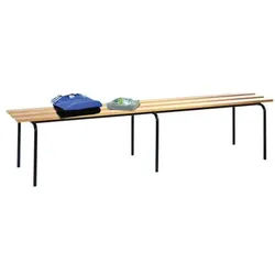 CP Sitzbank 2 m, komplett montiert braun, 200x46x46 cm