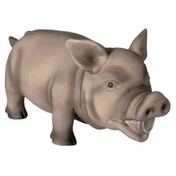 TRIXIE Schwein, Tierstimme, Latex / Polyestervlies, 21 cm