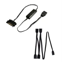 Xilence CPU Kühler LQZ.ARGB_Set Cable, Mini Cable ARGB Control für ARGB LED PC Komponenten, XZ172 schwarz