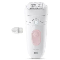 Braun Epilierer SE5-000 Silk-épil 5 - Epilierer/Hautpflegegerät - weiß/pink
