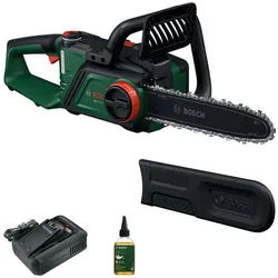 Bosch Home & Garden Akku-Kettensäge PKE18V-30-28 KIT, 30 cm Schwertlänge, inkl. Akku und Ladegerät, für schnelles und einfaches Schneiden von großen Ästen und Stämmen