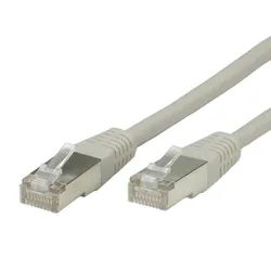 VALUE Patchkabel Cat.6 (Class E) S/FTP (PiMF), grau, 0,5 m