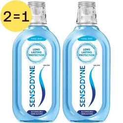 Sensodyne® Long Lasting Sensitive Protection Mundwasser Fresh & Cool