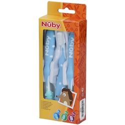 Nûby Zahnbürsten-Set + 3 Monaten (Farbe nicht wählbar)