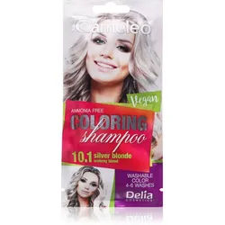 Delia Cosmetics Cameleo Coloring Shampoo Tönungsshampoo für das Haar Farbton 10.1 Silver Blonde 40 ml