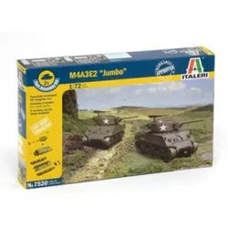 Italeri: M4A3E2 Jumbo-Panzerbausatz, 1:72