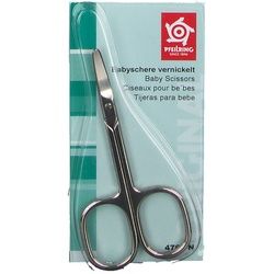 Pfeilring Nagelschere Baby vernickelt