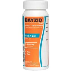 20 pcs. Pool Teststreifen für Salzwasser (NaCl) 0-8000 mg/l