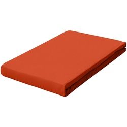 Schlafgut Spannleintuch , Rot , Textil , 160x200 cm , Grüner Punkt, Hohenstein, Oeko-Tex® Standard 100, Oeko-Tex® Made IN Green, Textiles Vertrauen - Oeko-Tex® , Rundumgummi, bügelleicht, weich und anschmiegsam, formstabil und langlebig, spielend leicht zu überziehen, allerhöchster Komfort , Heimtextilien, Bettwäsche & Leintücher, Leintücher, Spannleintücher