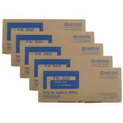 Kyocera Mita TK-360 Toner Kit Black Pack Of 5