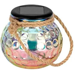 Solar table lamp Ø100 mm mother of pearl