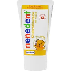 Nenedent Kinderzahncreme mit Fluorid Standtube 50 ML