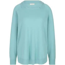 Le pull polo ligne décontractée include turquoise