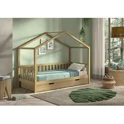 Hausbett Dallas Eiche