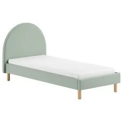 Mid.you Kinder-/Juniorbett , Grün , Holz , Pinie , Uni , 90x200 cm , Lattenrost , Baby & Kindermöbel, Kinder- & Jugendzimmer, Kinderbetten, Kinder- & Jugendbetten