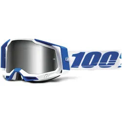 100% Racecraft II Isola Motocross Brille, weiss-blau für Männer