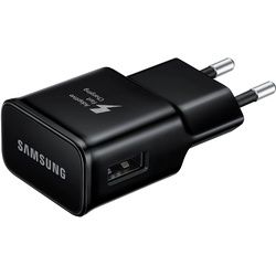 Samsung Travel Adapter EP-TA20 - Netzteil - 2 A (USB) - auf Kabel: USB-C - Schwarz