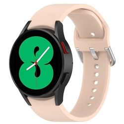 König Design Smartwatch-Armband 44 mm, Sport Ersatz Armband für Samsung Galaxy Watch 5 44 mm Silikon Band Loop rosa