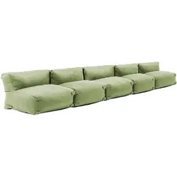 Oviala Business Modularer Gartensalon 5-Sitzer kaktusgrün