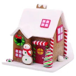 Deko Lebkuchenhaus 13cm Variante 2
