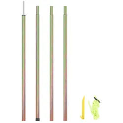 vidaXL Zeltstange Sonnensegel Stange 200 cm Verzinkter Stahl, (1-St)