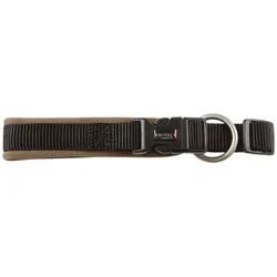 Wolters Hunde-Halsband Halsband Professional Comfort schwarz/braun braun|schwarz Größe: -1 / Breite: 15 mm Verstellmöglichkeit: 20 - 24 cm